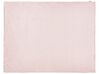 Capa de cobertor pesado em tecido rosa 150 x 200 cm CALLISTO_891772