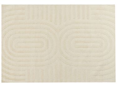 Vlněný koberec 160 x 230 cm béžový MASTUNG