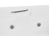 Left Hand Whirlpool Corner Bath with LED 1700 x 1190 mm White BAYAMO_821159