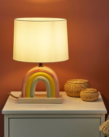 Ceramic Table Lamp Multicolour TITNA