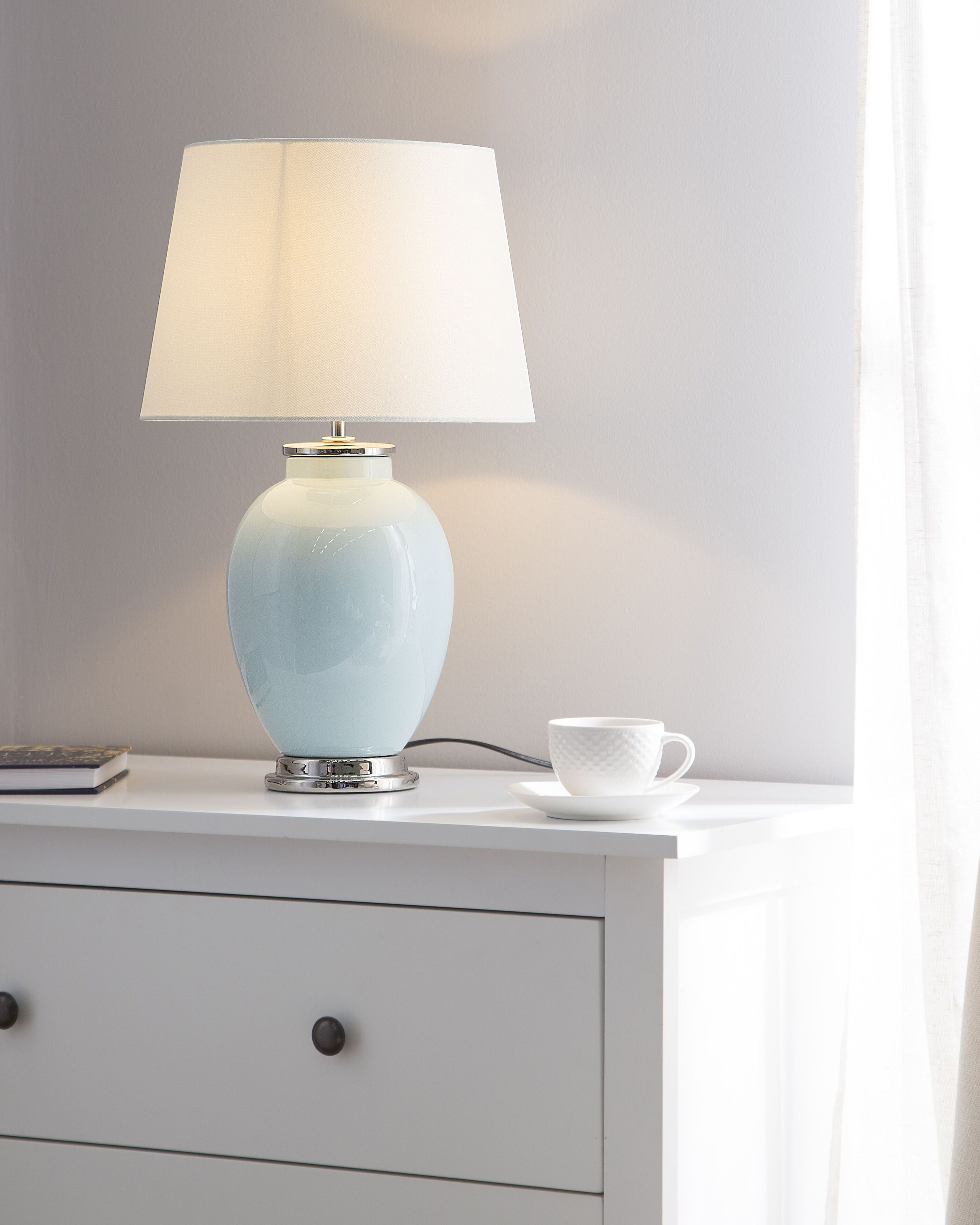 Lampe De Chevet Bleue – Style Générique, Occasion