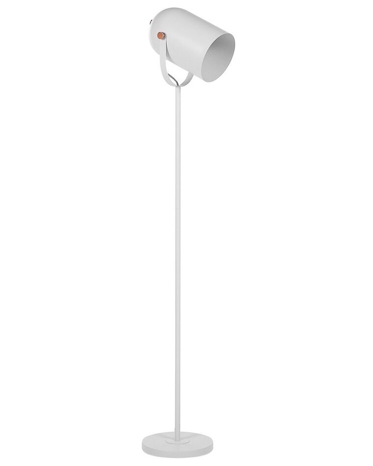 Lámpara de pie de metal blanco 156 cm TYRIA_772314