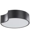 Metal LED Ceiling Lamp Black YABU_824897