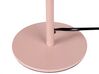 Lámpara de mesa de vidrio rosa/blanco 39 cm MORUGA_851509