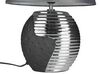 Tafellamp porselein zwart/zilver ESLA_748561