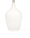 Lampada da tavolo ceramica beige chiaro e bianco 56 cm CELESTE_849213