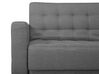 Left Hand Fabric Corner Sofa with Ottoman Grey ABERDEEN_715939