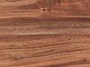 Couchtisch Akazienholz hellbraun / schwarz 120 x 70 cm GRENOLA_817492