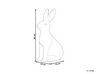 Figurine décorative lapin en céramique blanc 26 cm RUCA_798635