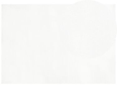 Koberec z umelej zajačej kožušiny 160 x 230 cm biely MIRPUR