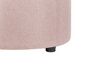 Fabric Storage Pouffe Pink MARYLAND_892007
