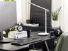 Schreibtischlampe LED Metall weiß 38 cm verstellbar DRACO_855061