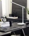 Schreibtischlampe LED Metall weiss 38 cm verstellbar DRACO_855061