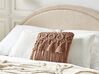 Set of 2 Cotton Macrame Cushions with Tassels 45 x 45 cm Brown BAMIAN_904672