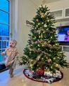 Künstlicher Weihnachtsbaum mit LED Beleuchtung 180 cm grün FIDDLE_851559