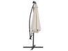 Cantilever Garden Parasol with LED Lights ⌀ 2.85 m Beige CORVAL_778589