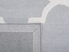 Teppich Wolle grau 200 x 300 cm marokkanisches Muster Kurzflor SILVAN_743579