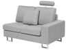 Canapé angle à droite 6 places en tissu gris clair STOCKHOLM_681832
