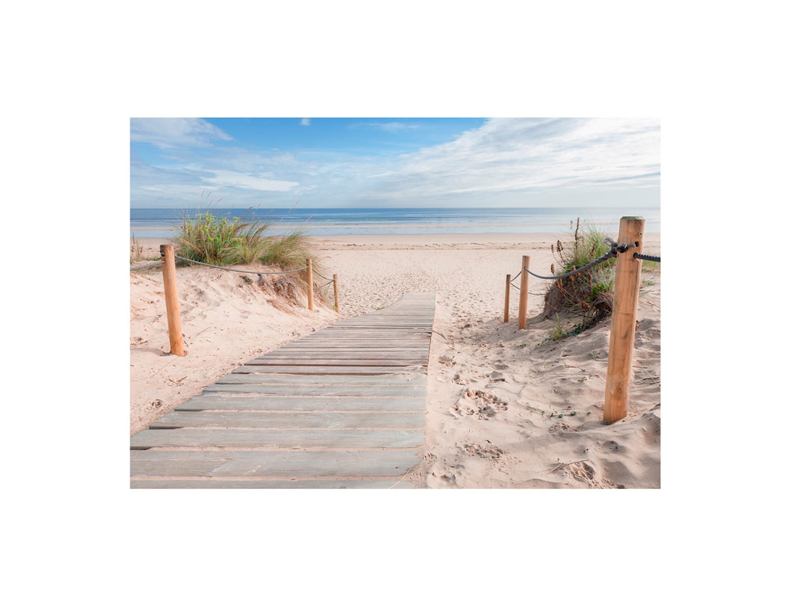 Fototapete 3d Optik 200 X 140 Cm Am Strand Beliani De