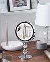 Specchio da tavolo LED argento ø 18 cm CLAIRA_813658