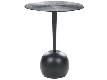 Metal Side Table Black EUCLA