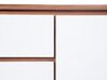 Sideboard braun / weiß 3 Schubladen 2 Schränke PITTSBURGH_427208