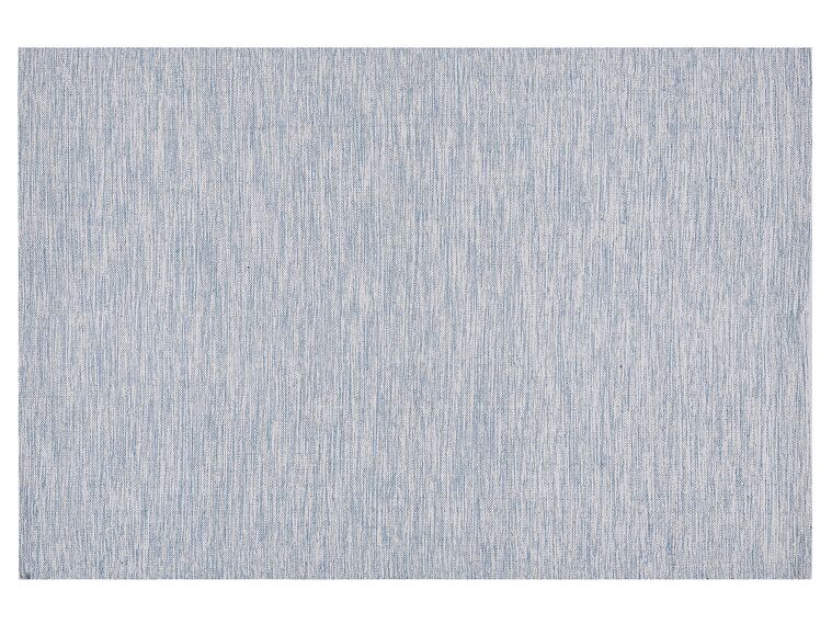 Tappeto cotone azzurro chiaro 140 x 200 cm DERINCE_480569