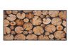 Hnědý koberec s motivem dřeva KARDERE 80 x 150 cm_715456