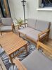 4 Seater Acacia Wood Garden Lounge Set Light MANILA _821277
