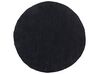 Fekete hosszú szálú szőnyeg ⌀ 140 cm DEMRE_738105
