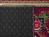 Teppich rot 80 x 300 cm orientalisches Muster Kurzflor COLACHEL_831672