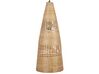 Lampa wisząca bambusowa jasne drewno SUAM _827196
