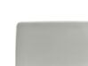 Cama con almacenaje de terciopelo gris claro 140 x 200 cm BOUSSE_862554