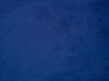 Modrá pohodlná sametová lenoška Chesterfield - pravá NIMES_712473
