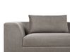 3-Sitzer Sofa braun mit Kissen LERMON_898593