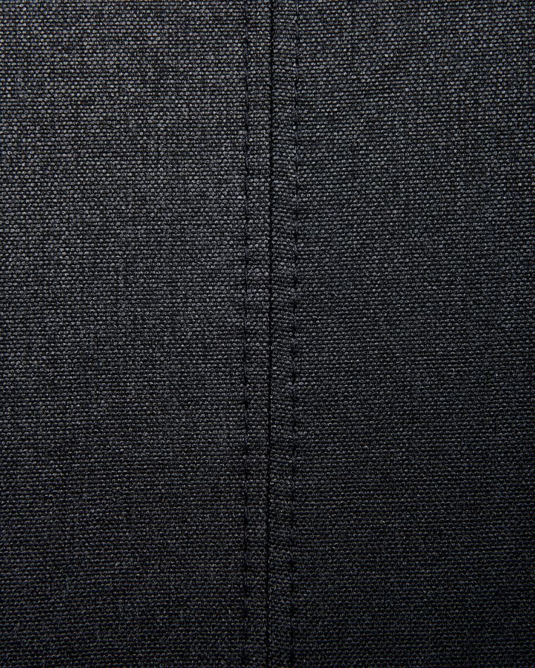 Set of 2 Fabric Dining Chairs Black CHICAGO Beliani.co.uk