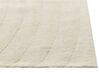 Teppich Wolle hellbeige 200 x 300 cm Streifenmuster MASTUNG_883918