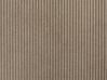 3-miestna menčestrová rohová pohovka s taburetom ľavostranná hnedá APRICA_874617