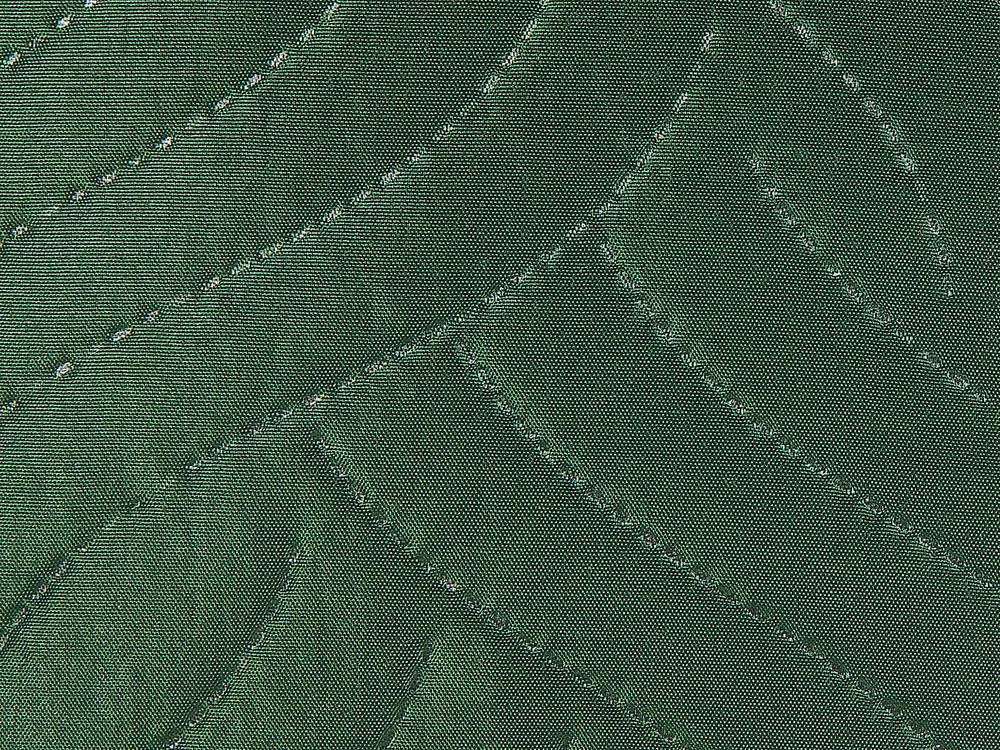 Couvre-lit avec deux coussins 200 x 220 cm vert BABAK 