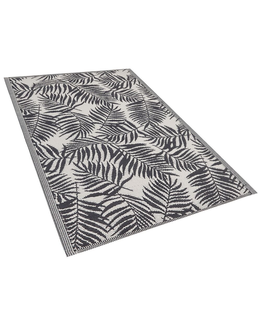 Dywan zewnętrzny 120 x 180 cm czarny KOTA Beliani.pl