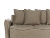 Fabric Sofa Bed with Storage Brown KRAMA_898339