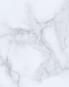 Konsolbord med glasskiva marmoreffekt vit / guld ROYSE_823975