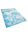 Vloerkleed polyester lichtblauw 140 x 200 cm ELAZIG_805113