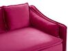4-pers. sofa lyserød velour AURE_831569