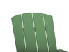 Chaise de jardin vert foncé avec repose-pieds ADIRONDACK_809555