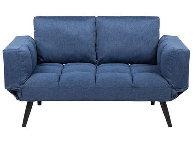 Sofa rozkładana niebieska BREKKE
