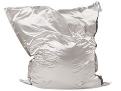 Säkkituoli nailon hopea 140 x 180 cm FUZZY Säkkituoli nailon hopea 140 x 180 cm FUZZY