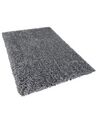 Teppich schwarz-weiß 200 x 300 cm Shaggy CIDE_805917