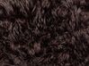 Faux Fur Bedspread 150 x 200 cm Brown DELICE_840334