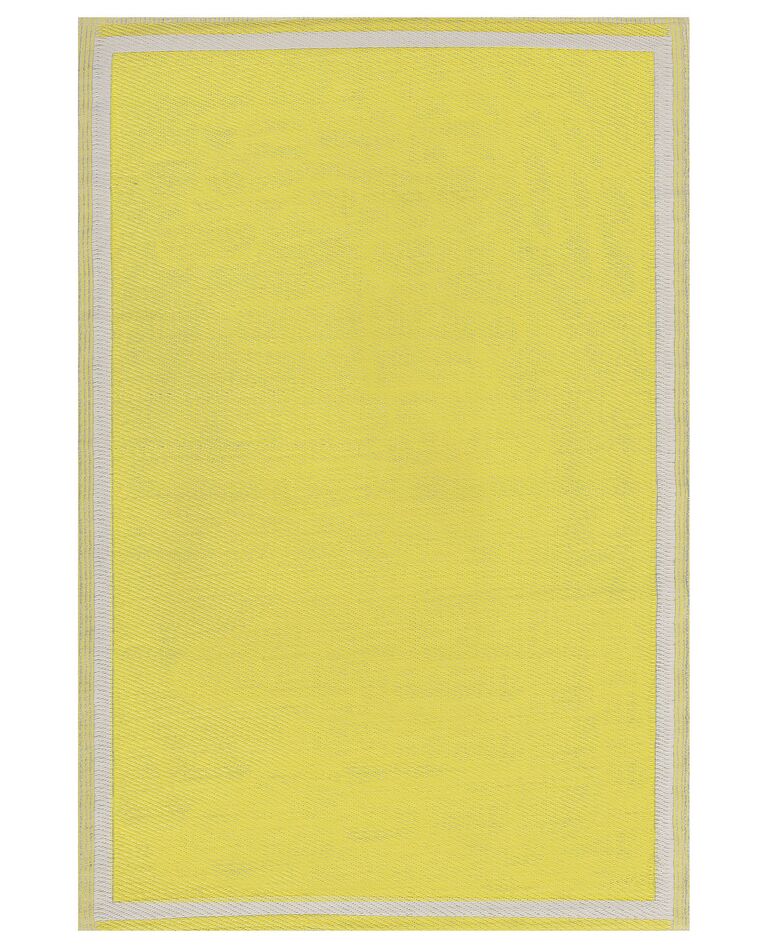 Vloerkleed polypropyleen geel 120 x 180 cm ETAWAH_766438